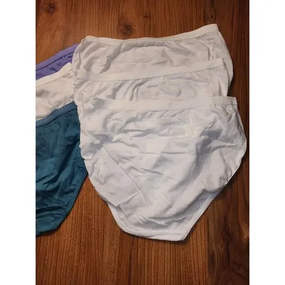 Hanes Womens Underwear Sizd 6 Pack Of 6 15763 100% Cotton Blend - Picture 4 of 6